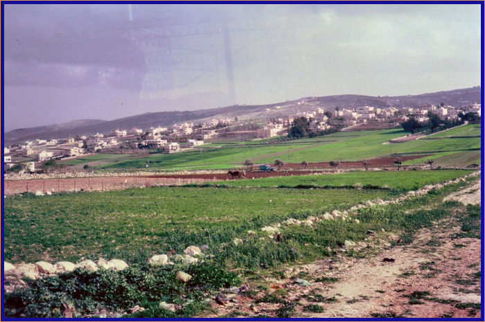 We drove by the fields surrounding Bethlehem